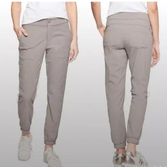 Athleta Pants Womens Trekkie Jogger 2.0 Hiking Grey Size 8 - Picture 1 of 13